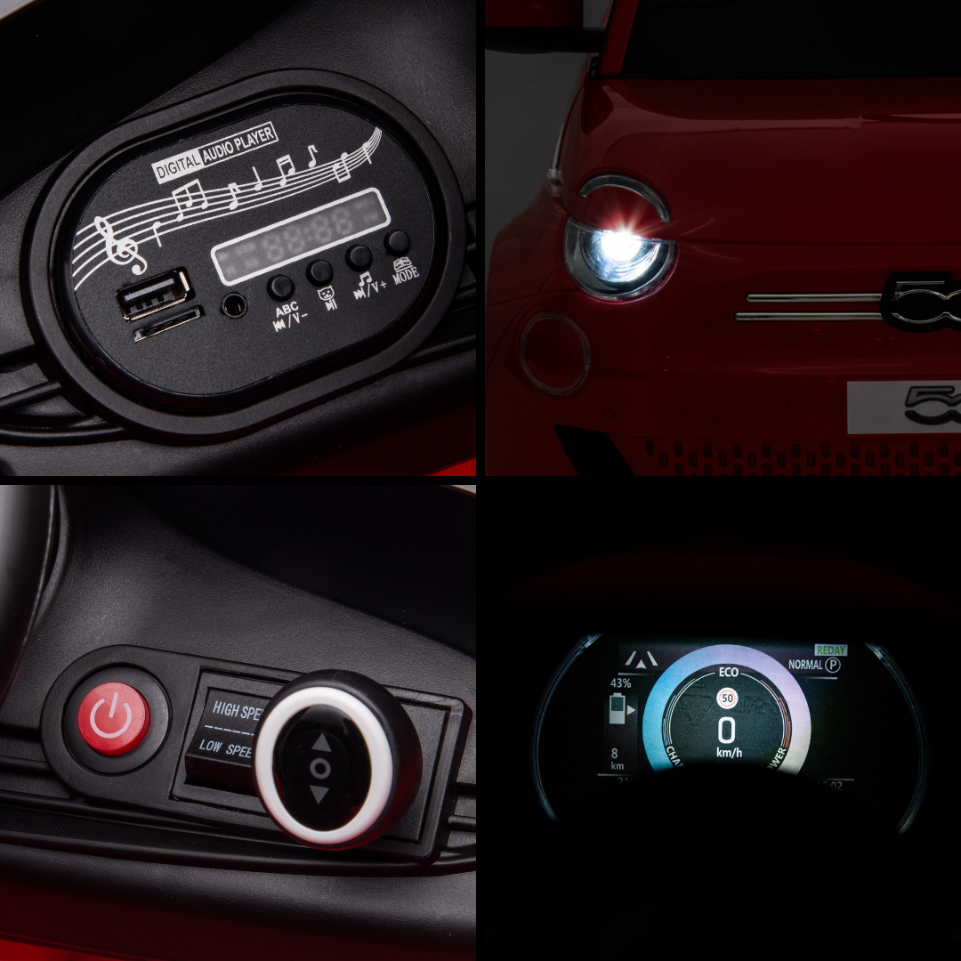 Fiat 500e - Roze