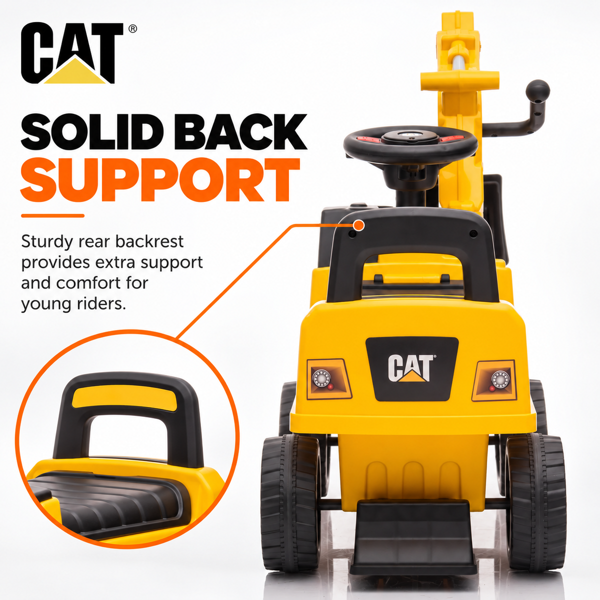 CAT graafmachine loopauto geel – foto 7
