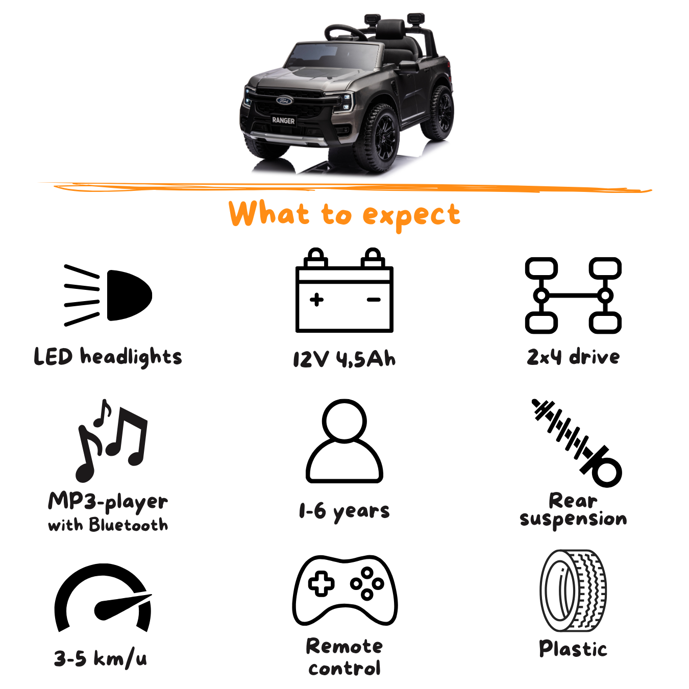 Ford Ranger Wildtrak - Gris