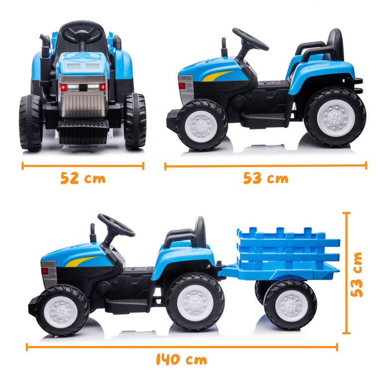 Vrooomy® Tractor T7 - Niebieski