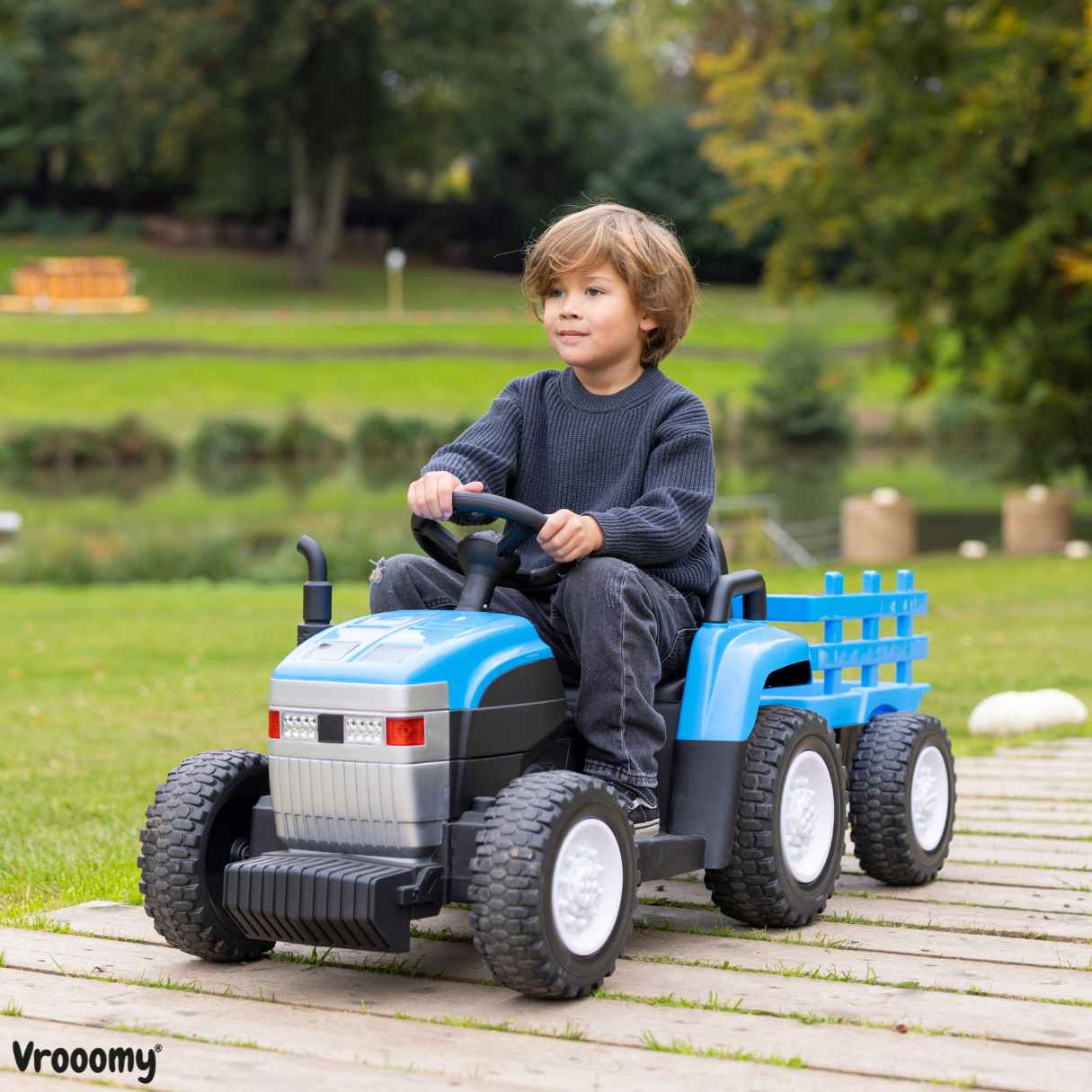 Vrooomy® Tractor T7 - Azul
