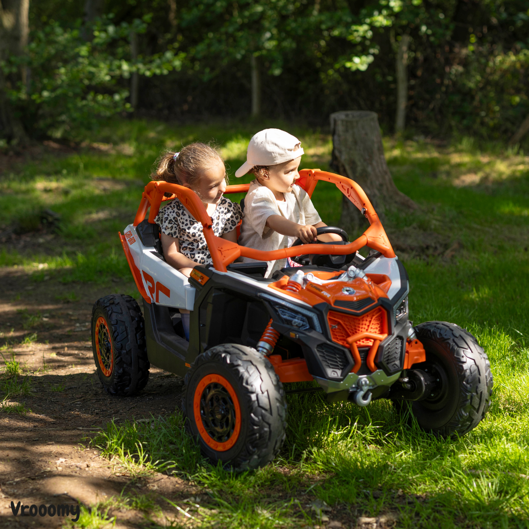 Can-Am Maverick X3 (2-persoons) 24V elektrische buggy oranje – kenmerken en specificaties