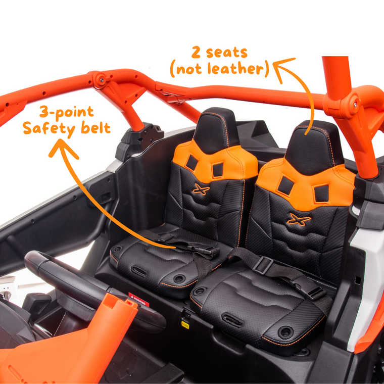 Can-Am Maverick X3 (2-osobowy) - Pomarańczowy