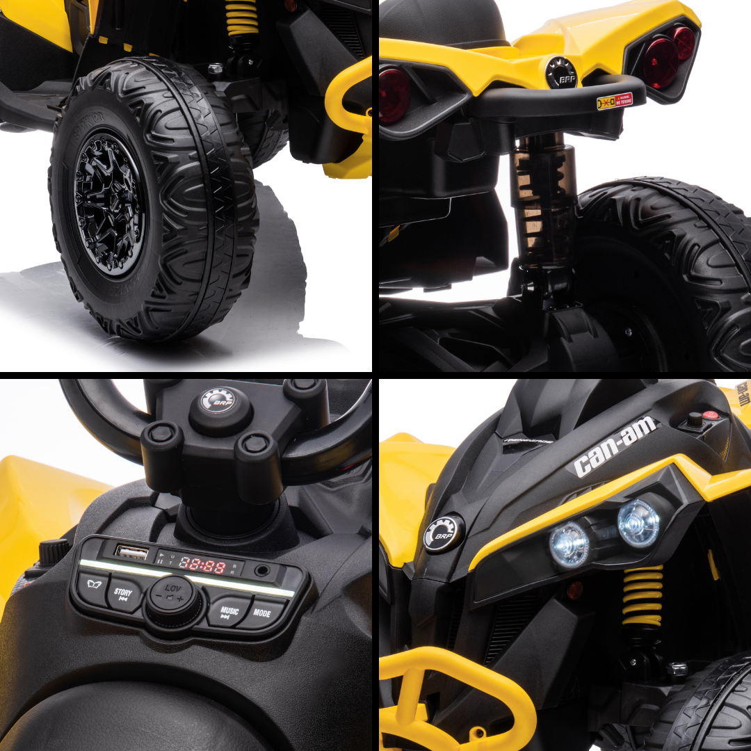 Elektrische Quad Can Am Renegade 850 12V geel