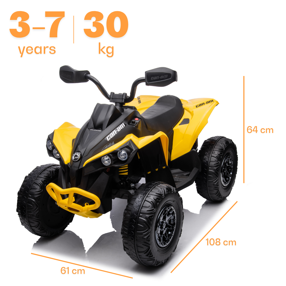 Elektrische Quad Can Am Renegade 850 12V geel