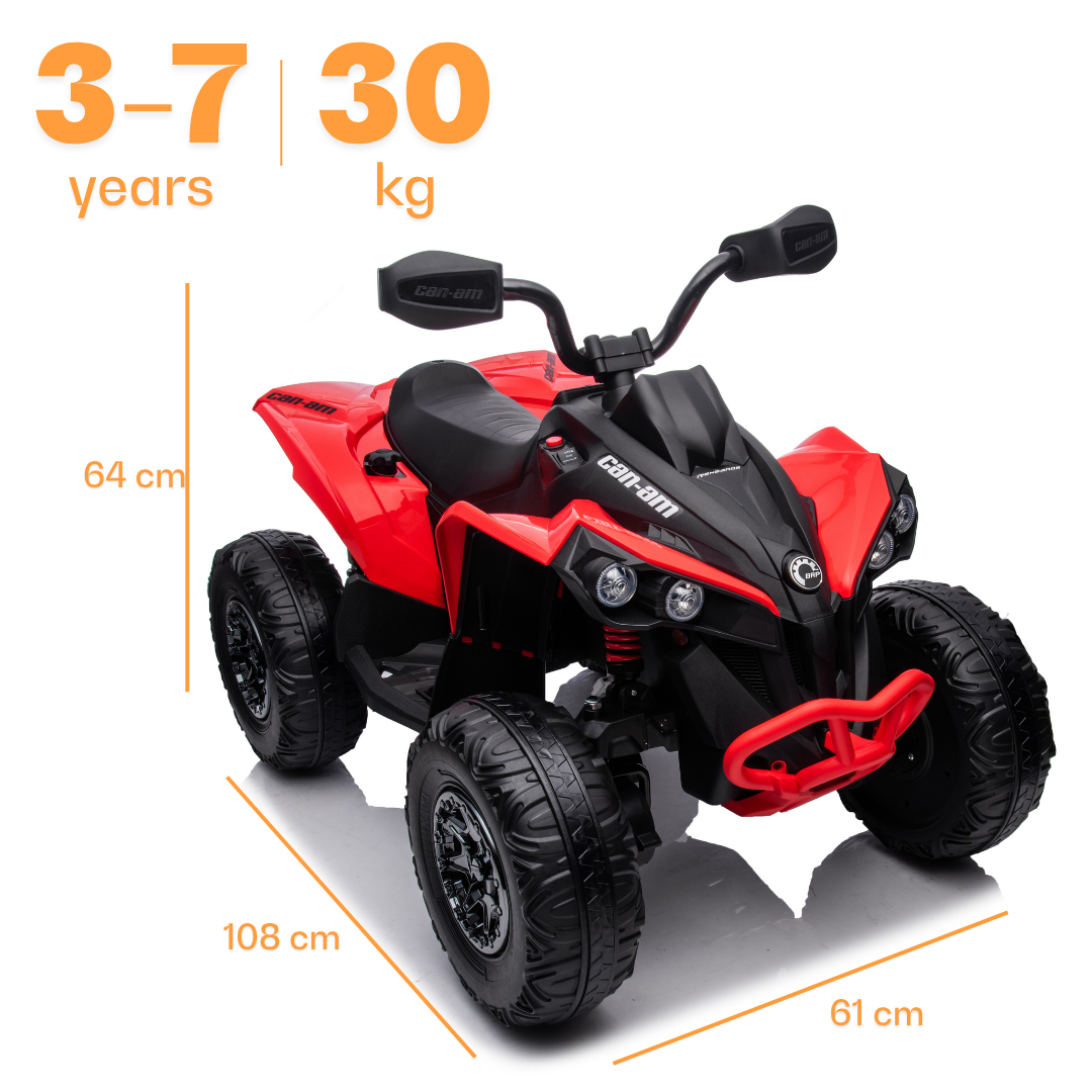 Elektrische Quad Can Am Renegade 850 12V rood
