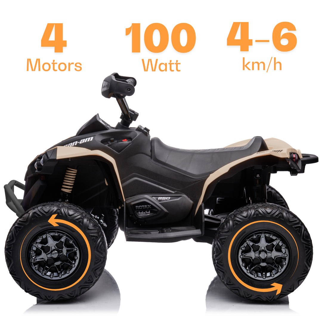 Elektrische Quad Can Am Renegade 850 12V beige