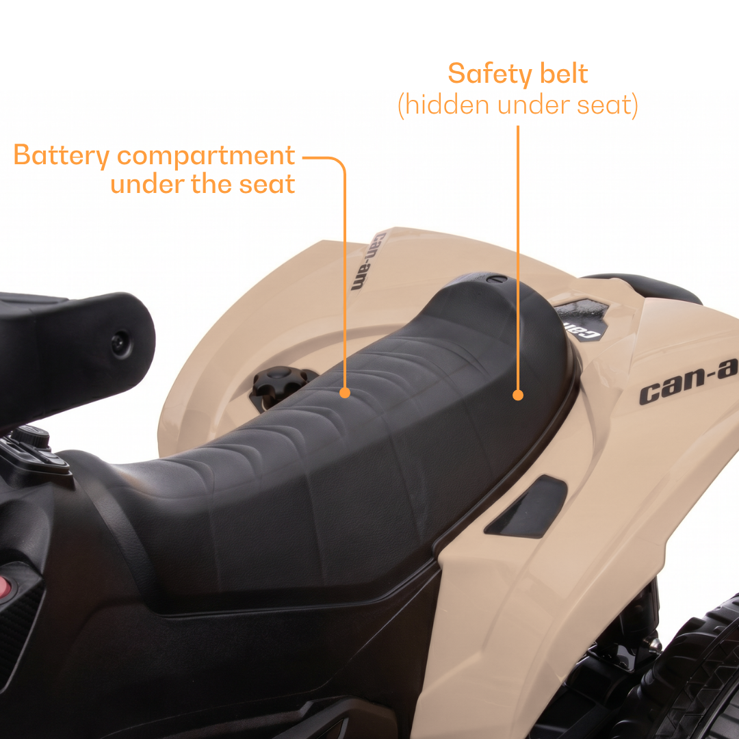 Elektrische Quad Can Am Renegade 850 12V beige