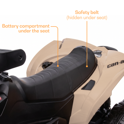 Elektrische Quad Can Am Renegade 850 12V beige