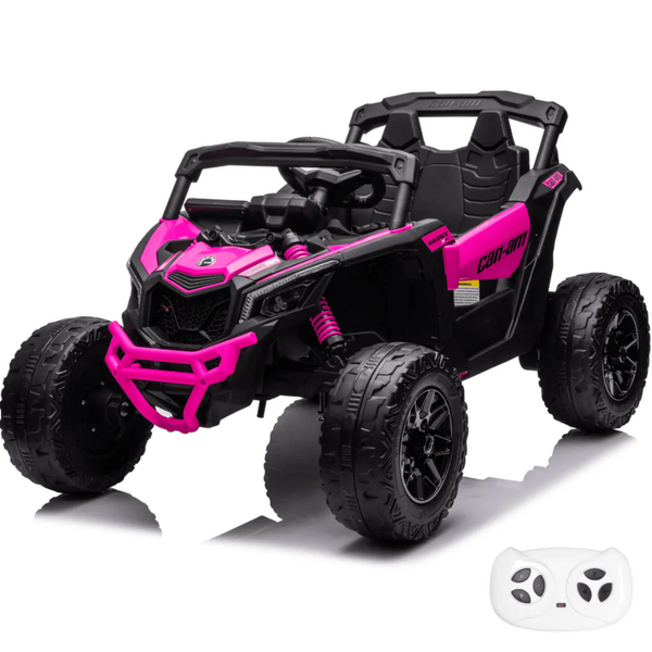 Can-Am Maverick R Buggy Électrique 12V pour enfants – Rose | 2-6 ans ...