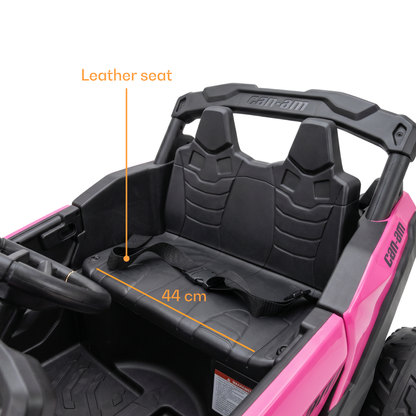 Elektrische Buggy Can-Am Maverick R 12V roze