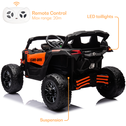 Elektrische Buggy Can-Am Maverick R 12V oranje