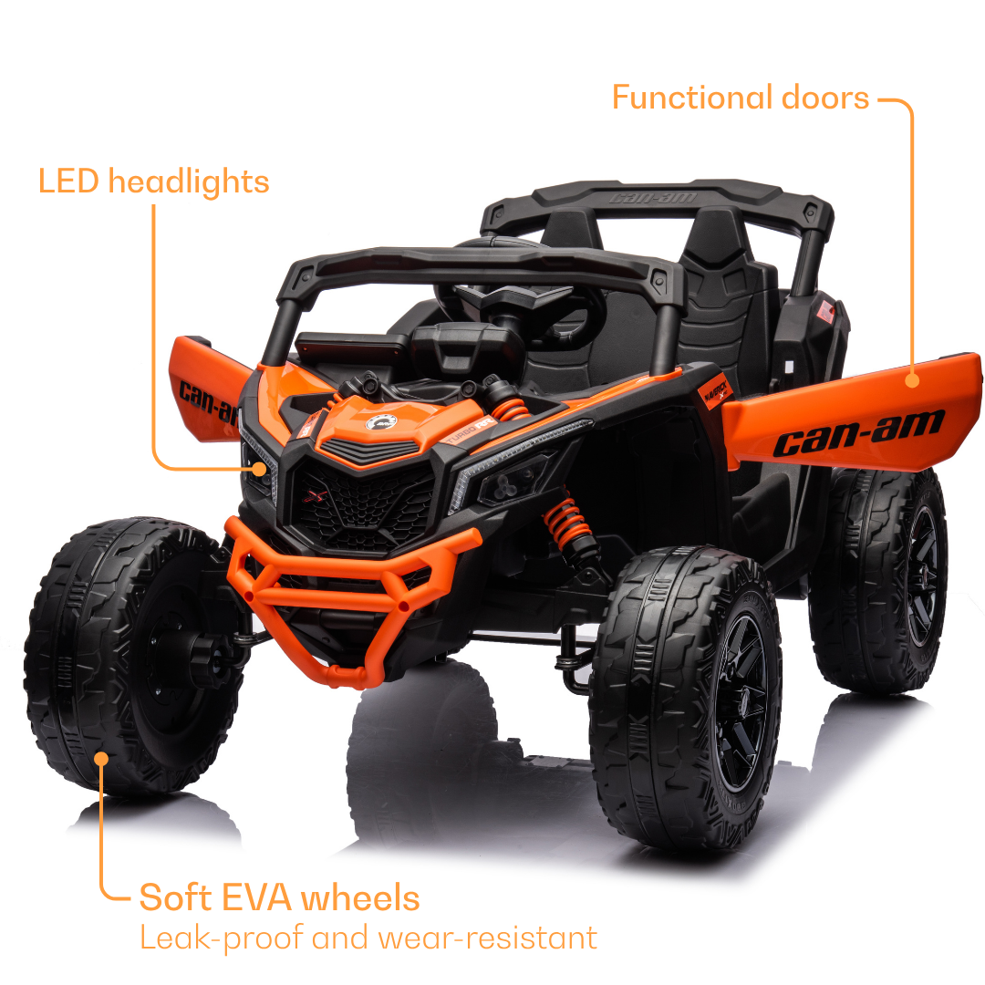 Elektrische Buggy Can-Am Maverick R 12V oranje