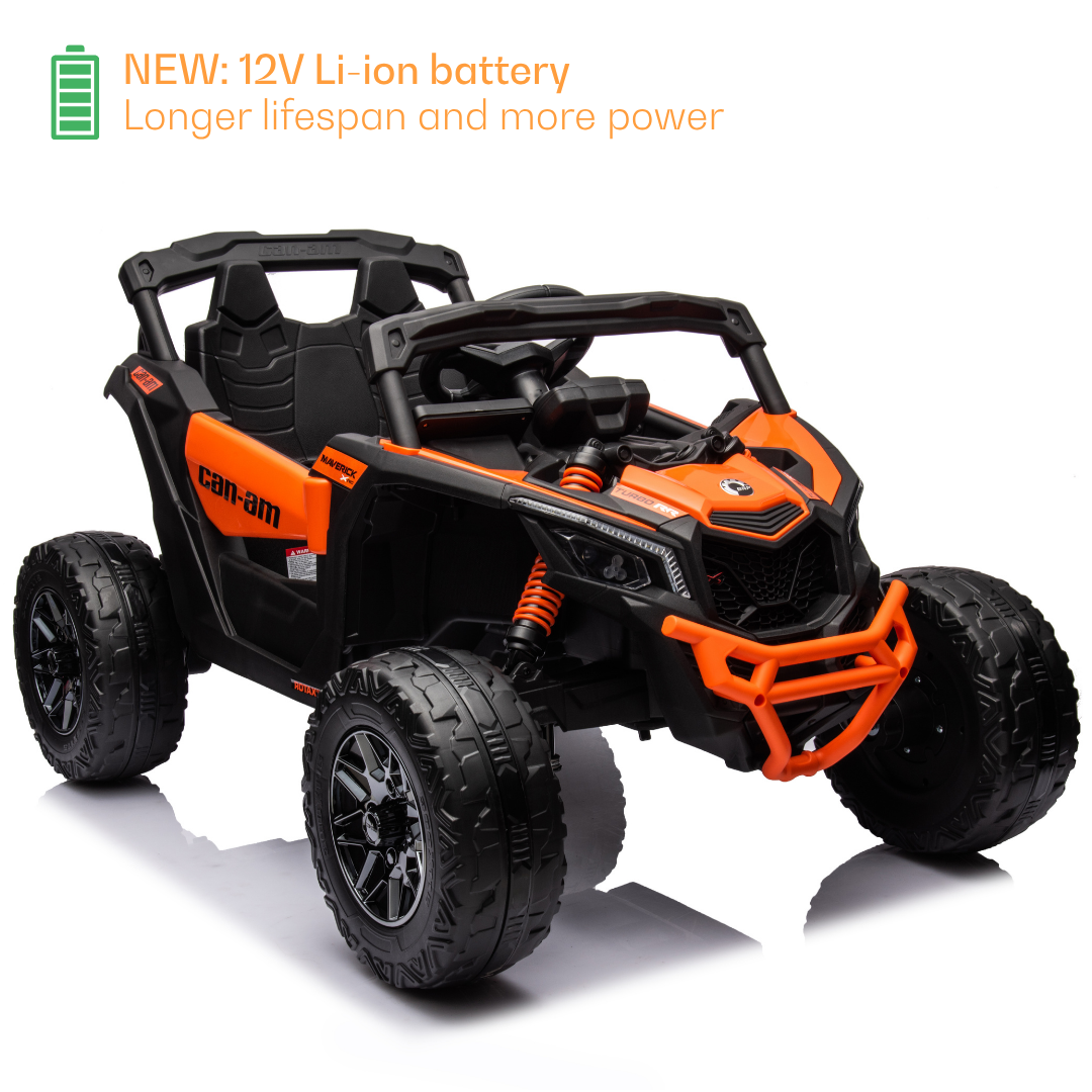 Elektrische Buggy Can-Am Maverick R 12V oranje