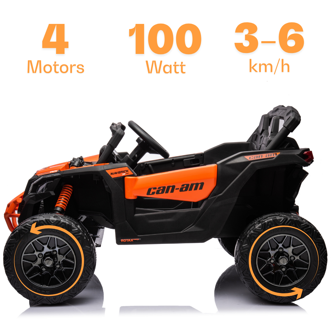 Elektrische Buggy Can-Am Maverick R 12V oranje