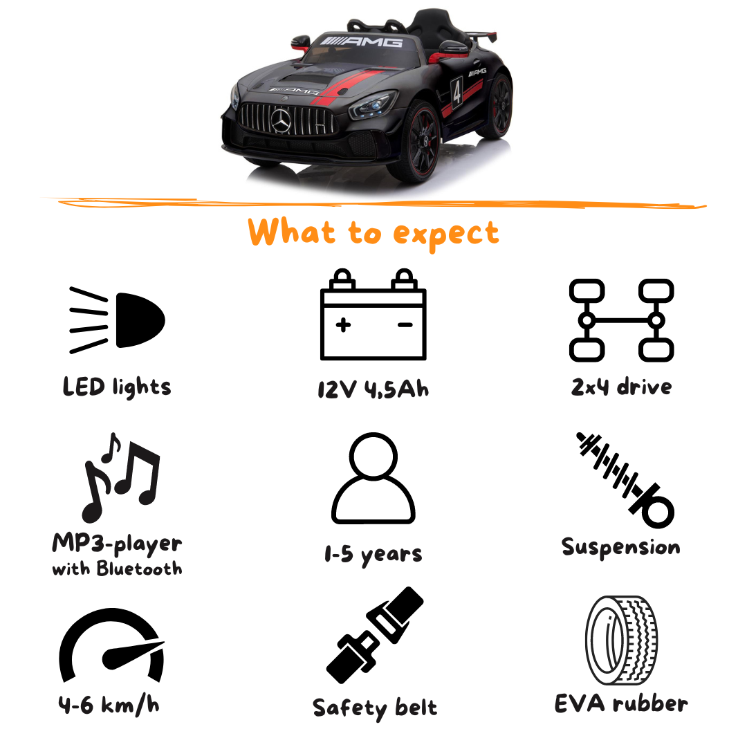 Mercedes-AMG GT4 - Negro