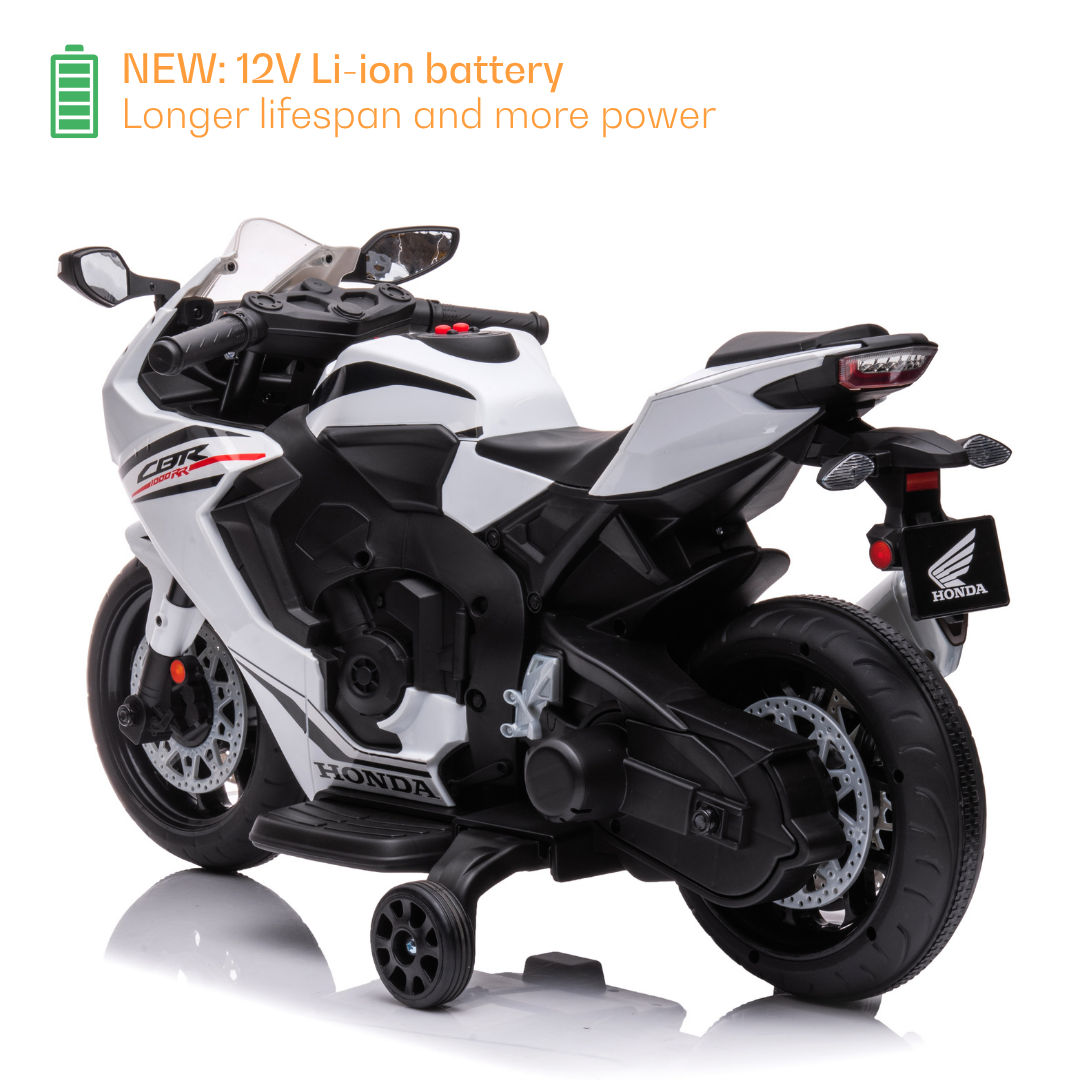 Elektrische Motor Honda CBR1000 RR 12V wit