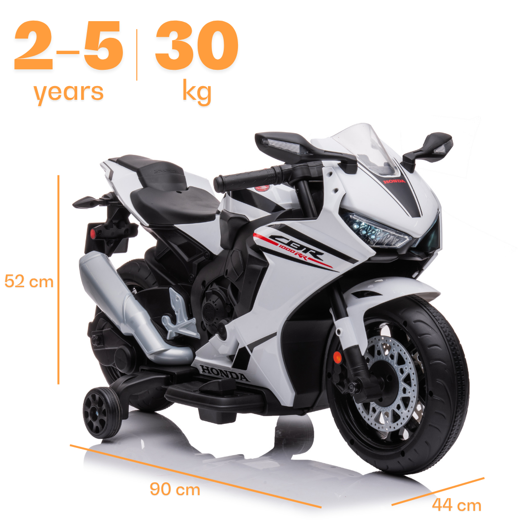 Elektrische Motor Honda CBR1000 RR 12V wit
