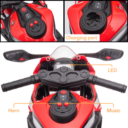 Elektrische Motor Honda CBR1000 RR 12V rood