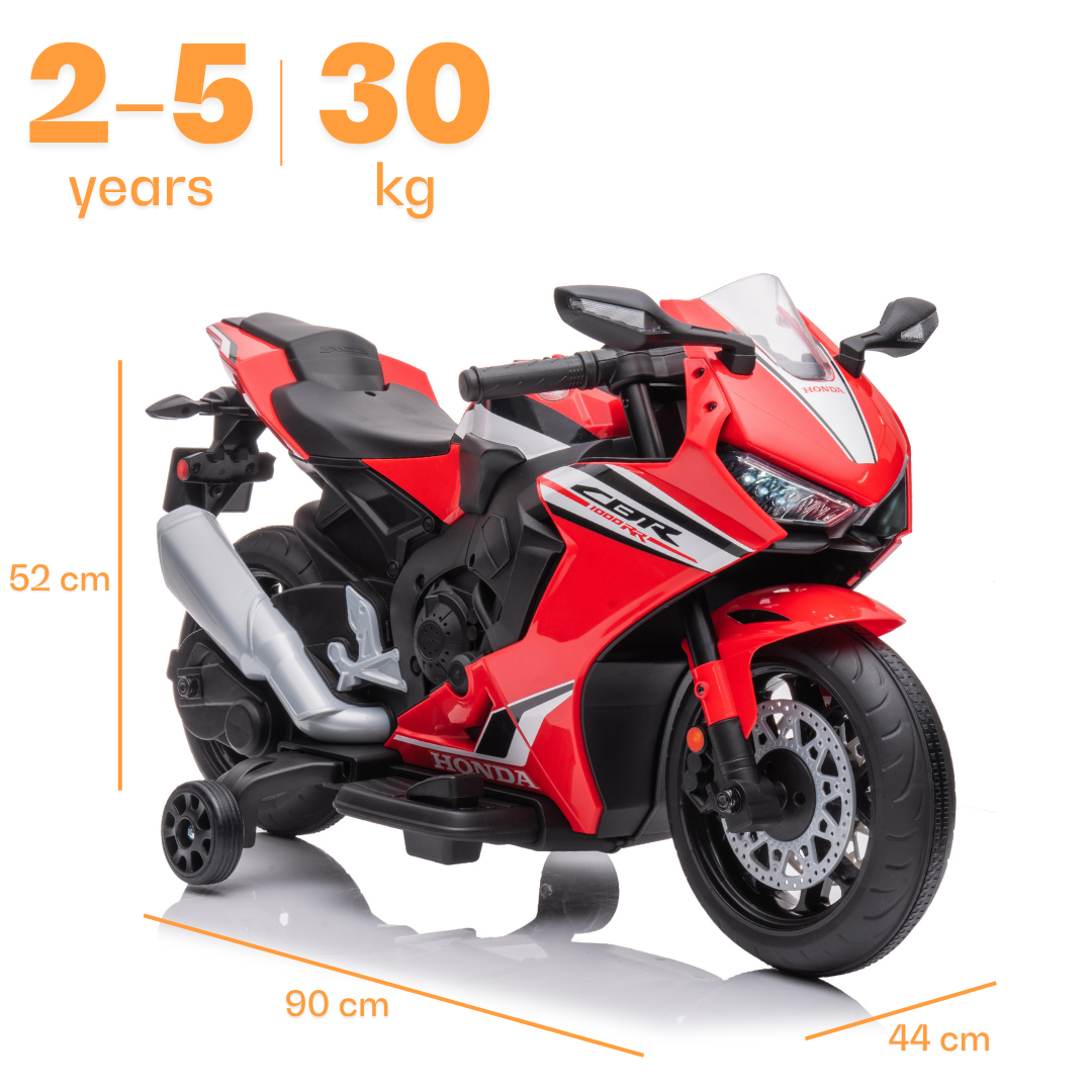 Elektrische Motor Honda CBR1000 RR 12V rood