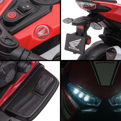Elektrische Motor Honda CBR1000 RR 12V rood