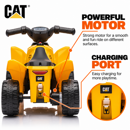 Quad eléctrico CAT amarillo – foto 5