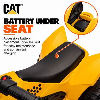 Quad eléctrico CAT amarillo – foto 7