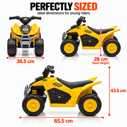 Quad eléctrico CAT amarillo – foto 10