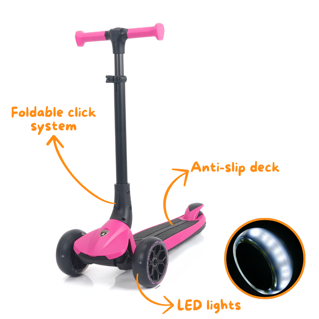 Lamborghini Patinete infantil - Rosa