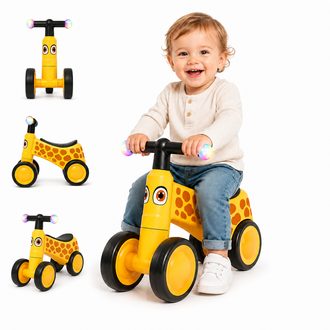 Vrooomy® Mini Loopfiets geel