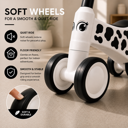 Vrooomy® Mini Loopfiets wit
