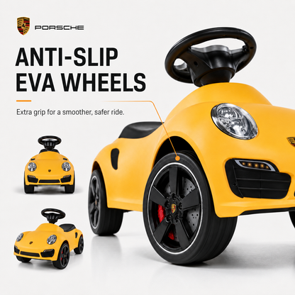 Loopauto Porsche 911 Turbo S geel
