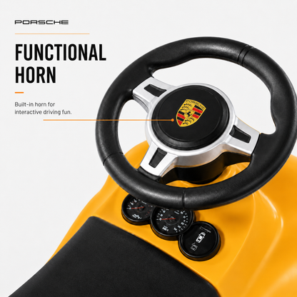 Loopauto Porsche 911 Turbo S geel