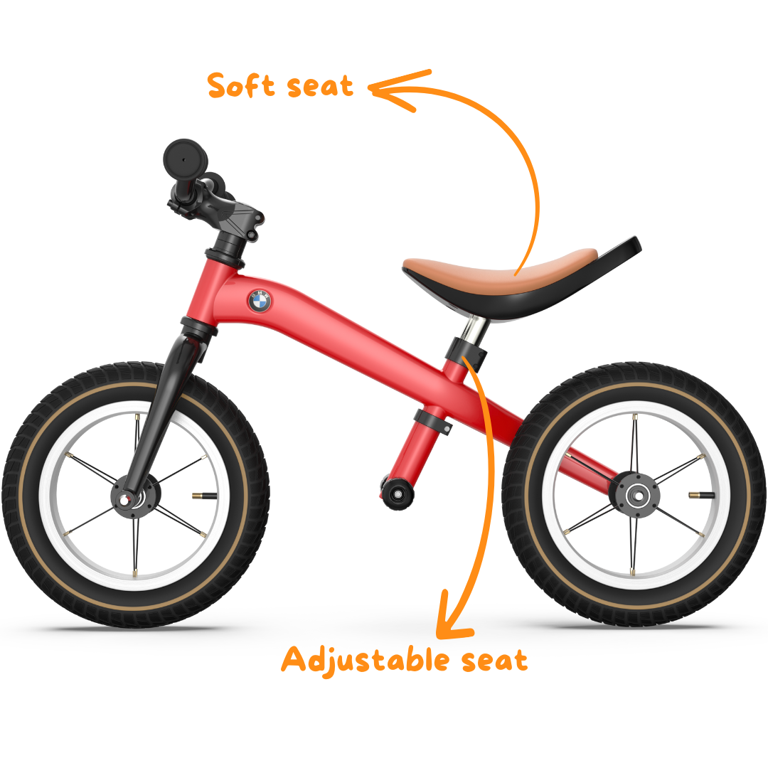Bicicleta de Equilíbrio BMW 12" - Vermelho