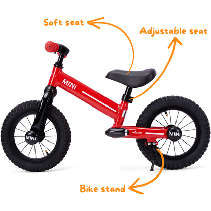 MINI Bicicleta sin Pedales 12" - Rojo