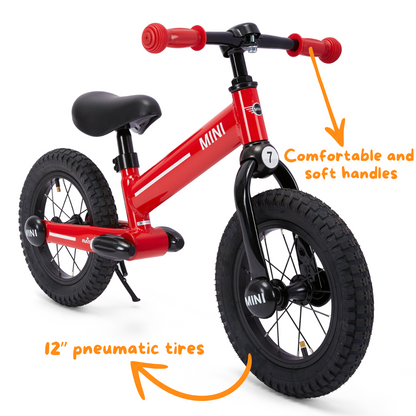 MINI Bicicleta sin Pedales 12" - Rojo