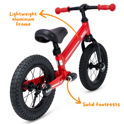 MINI Bicicleta sin Pedales 12" - Rojo