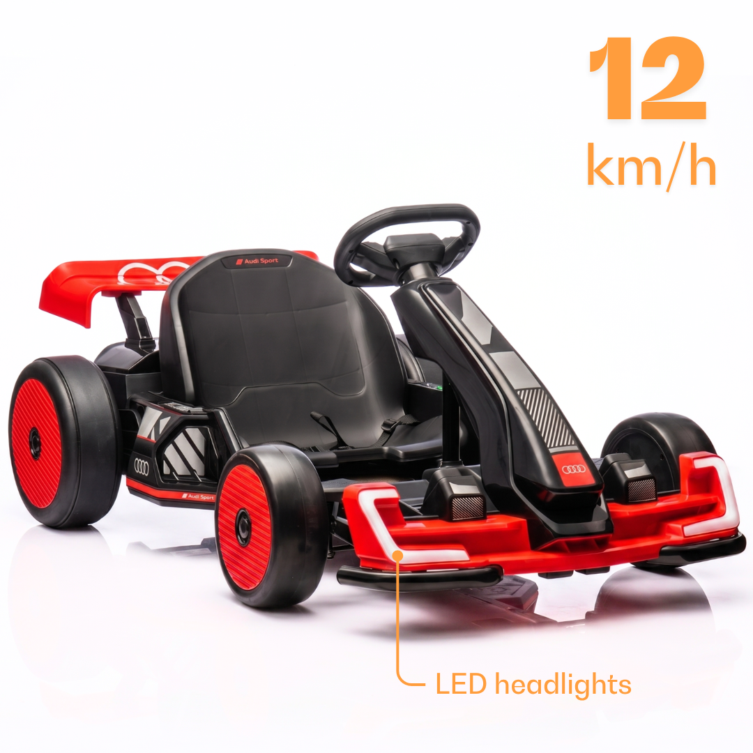 Audi Drift e-Gokart - Rood
