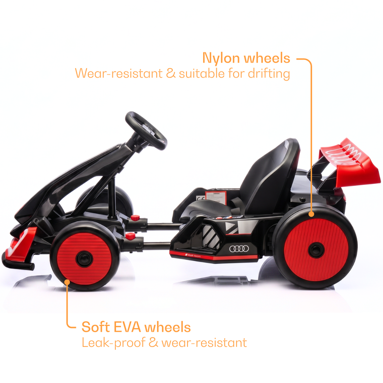 Audi Drift E-Gokart – Rot