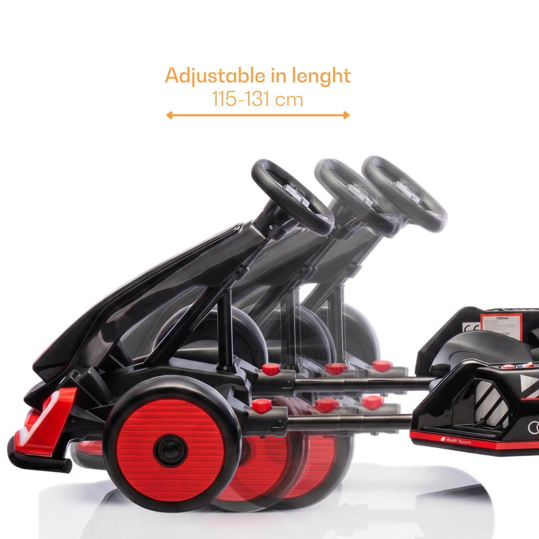Audi Drift e-Gokart - Rood