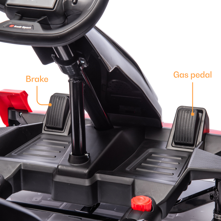 Audi Drift E-Gokart – Rot
