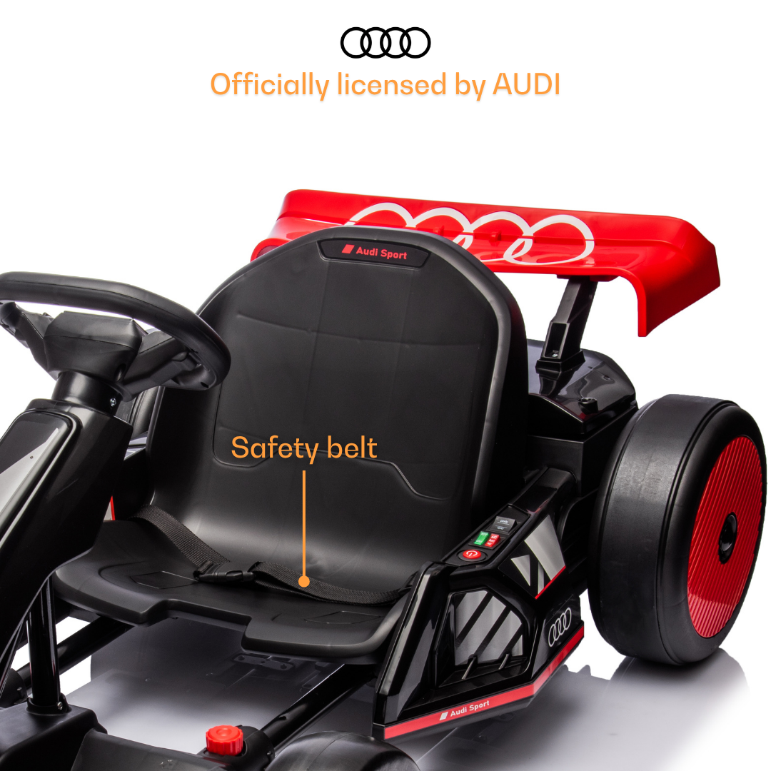 Audi Drift e-Gokart - Rood