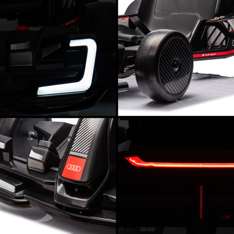 Audi Drift e-Gokart - Noir