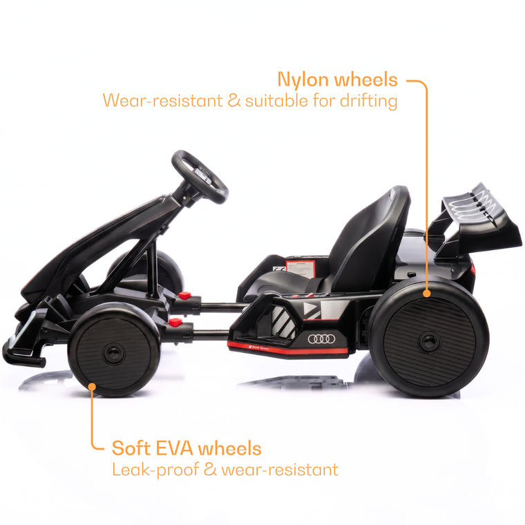 Audi Drift e-Gokart - Noir