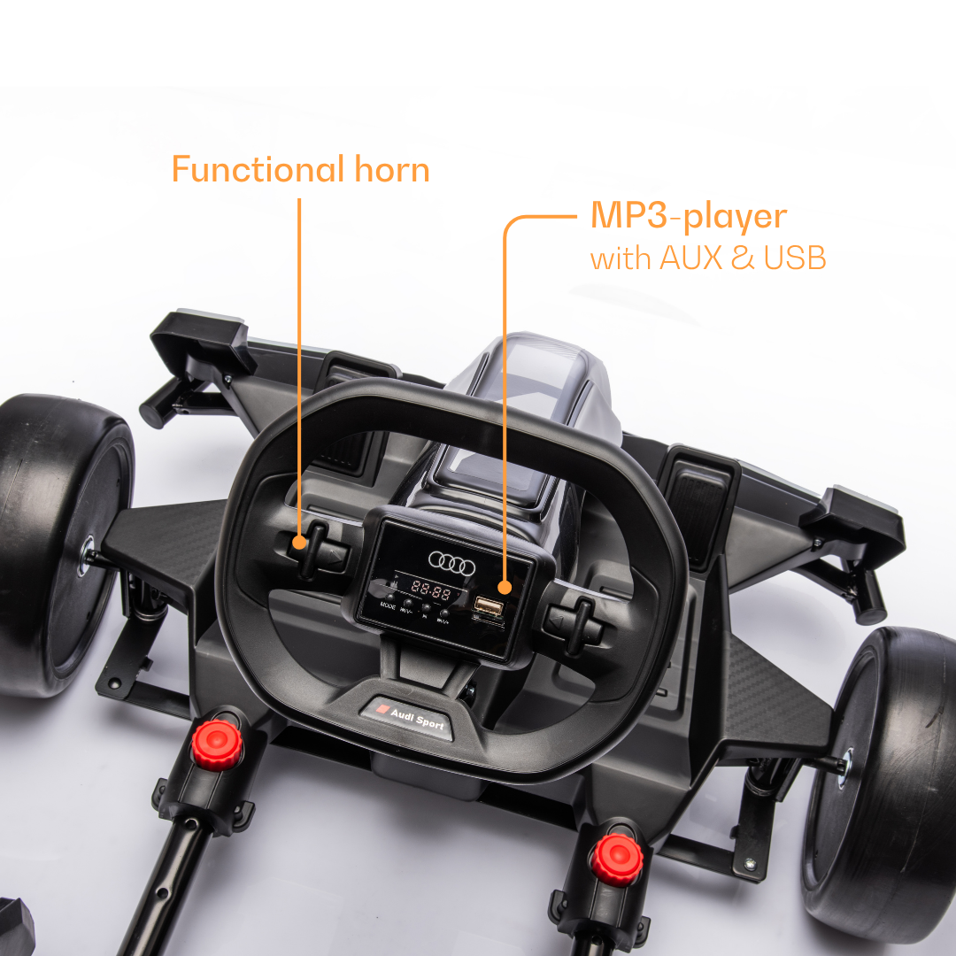 Audi Drift e-Gokart - Zwart