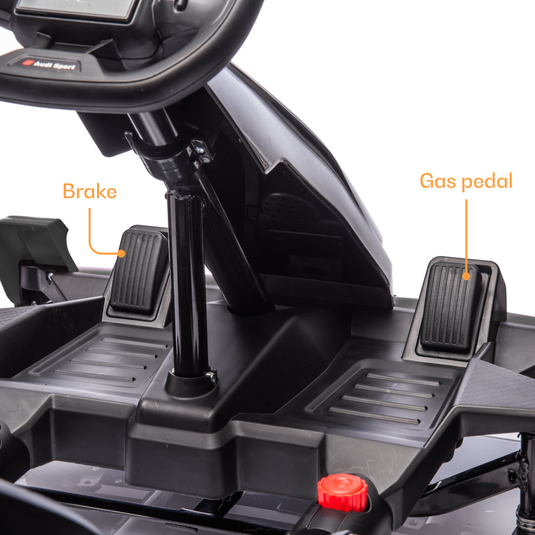Audi Drift e-Gokart - Zwart