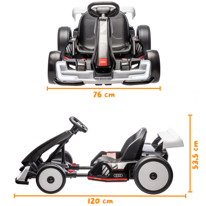 Audi Drift e-Gokart - Wit