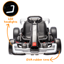 Audi Drift e-Gokart - Wit