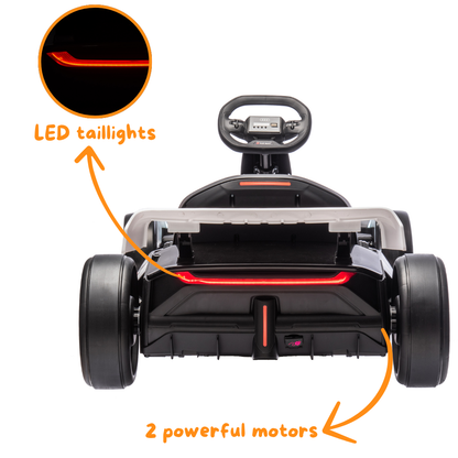 Audi Drift e-Gokart - Wit