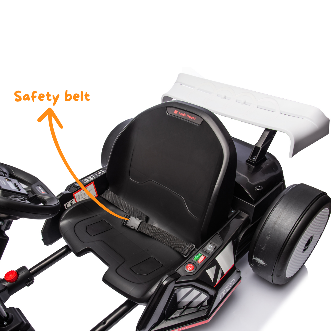 Audi Drift e-Gokart - Wit